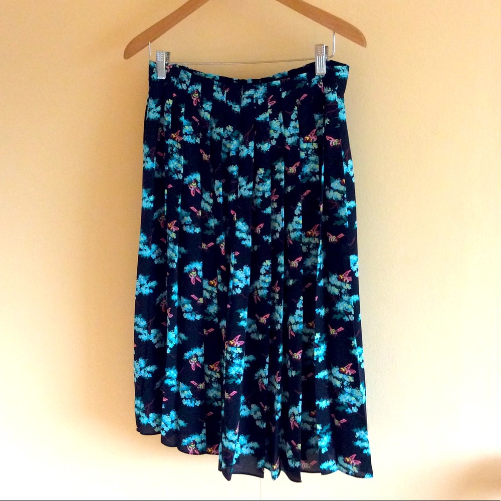 J. Crew pleated skirt, size 6